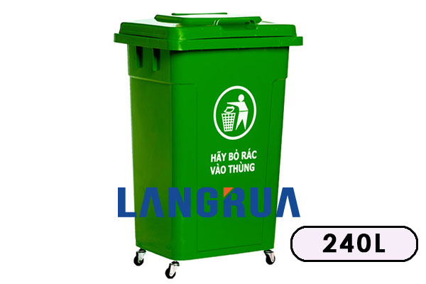 thùng rác nhựa 240l giá rẻ